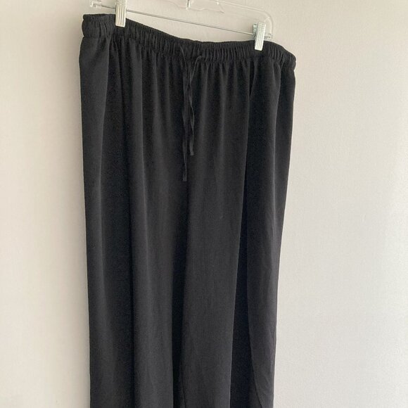Freshwater Pants - Freshwater Black Open Sided Pants Resort Beach Cover Up
